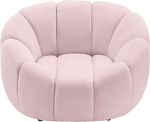 Load image into Gallery viewer, Elijah Pink Velvet Chair
