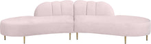 Load image into Gallery viewer, Divine Pink Velvet 2pc. Sectional
