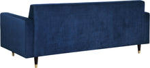 Load image into Gallery viewer, Lola Navy Velvet Sofa
