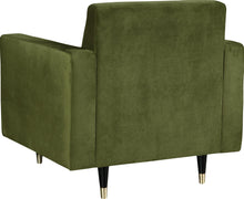 Load image into Gallery viewer, Lola Olive Velvet Chair
