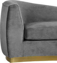 Load image into Gallery viewer, Julian Grey Velvet Chaise
