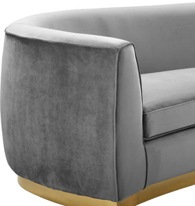 Julian Grey Velvet Chair