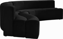 Load image into Gallery viewer, Curl Black Velvet 2pc. Sectional
