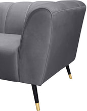 Load image into Gallery viewer, Beaumont Grey Velvet Chair
