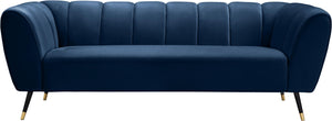 Beaumont Navy Velvet Sofa