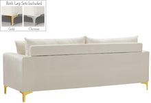 Load image into Gallery viewer, Naomi Cream Velvet Sofa
