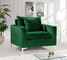 Load image into Gallery viewer, Naomi Green Velvet Chair
