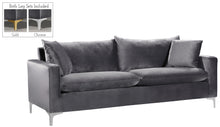 Load image into Gallery viewer, Naomi Grey Velvet Sofa
