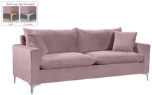 Load image into Gallery viewer, Naomi Pink Velvet Sofa
