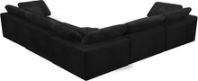 Load image into Gallery viewer, Cozy Black Velvet Cloud Modular Sectional
