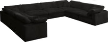 Load image into Gallery viewer, Cozy Black Velvet Cloud Modular Sectional
