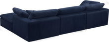 Load image into Gallery viewer, Cozy Navy Velvet Cloud Modular Sectional
