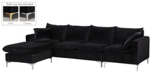 Load image into Gallery viewer, Naomi Black Velvet 2pc. Reversible Sectional
