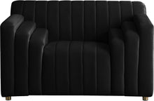 Load image into Gallery viewer, Naya Black Velvet Chair
