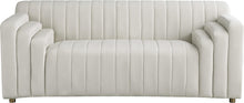 Load image into Gallery viewer, Naya Cream Velvet Loveseat
