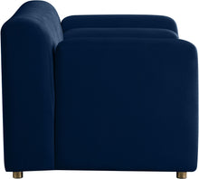 Load image into Gallery viewer, Naya Navy Velvet Chair
