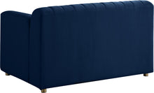 Load image into Gallery viewer, Naya Navy Velvet Chair
