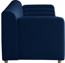 Load image into Gallery viewer, Naya Navy Velvet Sofa
