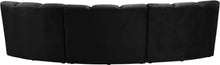 Load image into Gallery viewer, Infinity Black Velvet 3pc. Modular Sectional
