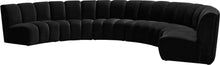 Load image into Gallery viewer, Infinity Black Velvet 6pc. Modular Sectional
