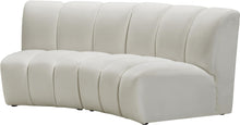 Load image into Gallery viewer, Infinity Cream Velvet 2pc. Modular Sectional
