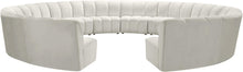 Load image into Gallery viewer, Infinity Cream Velvet 12pc. Modular Sectional
