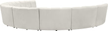 Load image into Gallery viewer, Infinity Cream Velvet 8pc. Modular Sectional
