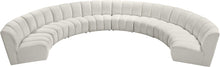 Load image into Gallery viewer, Infinity Cream Velvet 8pc. Modular Sectional
