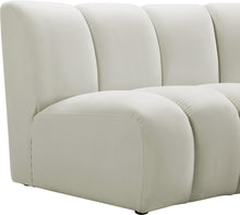 Load image into Gallery viewer, Infinity Cream Velvet 8pc. Modular Sectional
