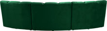 Load image into Gallery viewer, Infinity Green Velvet 3pc. Modular Sectional
