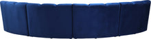 Load image into Gallery viewer, Infinity Navy Velvet 4pc. Modular Sectional
