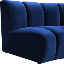 Load image into Gallery viewer, Infinity Navy Velvet 11pc. Modular Sectional
