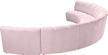 Load image into Gallery viewer, Infinity Pink Velvet 6pc. Modular Sectional
