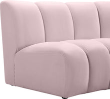 Load image into Gallery viewer, Infinity Pink Velvet 2pc. Modular Sectional
