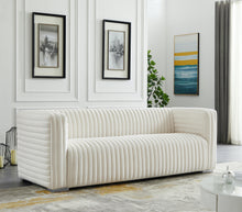 Load image into Gallery viewer, Ravish Cream Velvet Sofa
