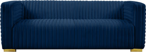 Ravish Navy Velvet Sofa