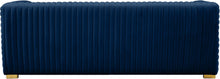 Load image into Gallery viewer, Ravish Navy Velvet Sofa
