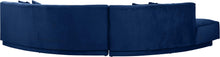 Load image into Gallery viewer, Kenzi Navy Velvet 2pc. Sectional
