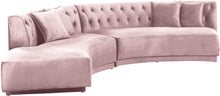 Load image into Gallery viewer, Kenzi Pink Velvet 2pc. Sectional
