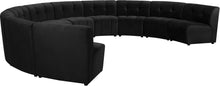 Load image into Gallery viewer, Limitless Black Velvet 10pc. Modular Sectional
