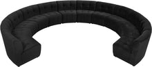 Load image into Gallery viewer, Limitless Black Velvet 12pc. Modular Sectional
