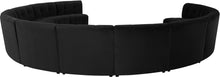 Load image into Gallery viewer, Limitless Black Velvet 12pc. Modular Sectional
