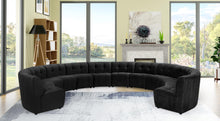 Load image into Gallery viewer, Limitless Black Velvet 12pc. Modular Sectional
