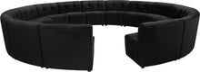 Load image into Gallery viewer, Limitless Black Velvet 15pc. Modular Sectional
