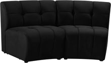 Load image into Gallery viewer, Limitless Black Velvet 2pc. Modular Sectional
