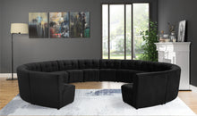 Load image into Gallery viewer, Limitless Black Velvet 14pc. Modular Sectional
