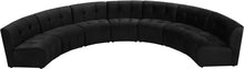 Load image into Gallery viewer, Limitless Black Velvet 7pc. Modular Sectional
