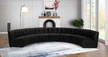 Load image into Gallery viewer, Limitless Black Velvet 7pc. Modular Sectional
