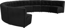 Load image into Gallery viewer, Limitless Black Velvet 9pc. Modular Sectional
