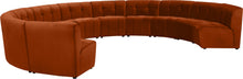 Load image into Gallery viewer, Limitless Cognac Velvet 11pc. Modular Sectional
